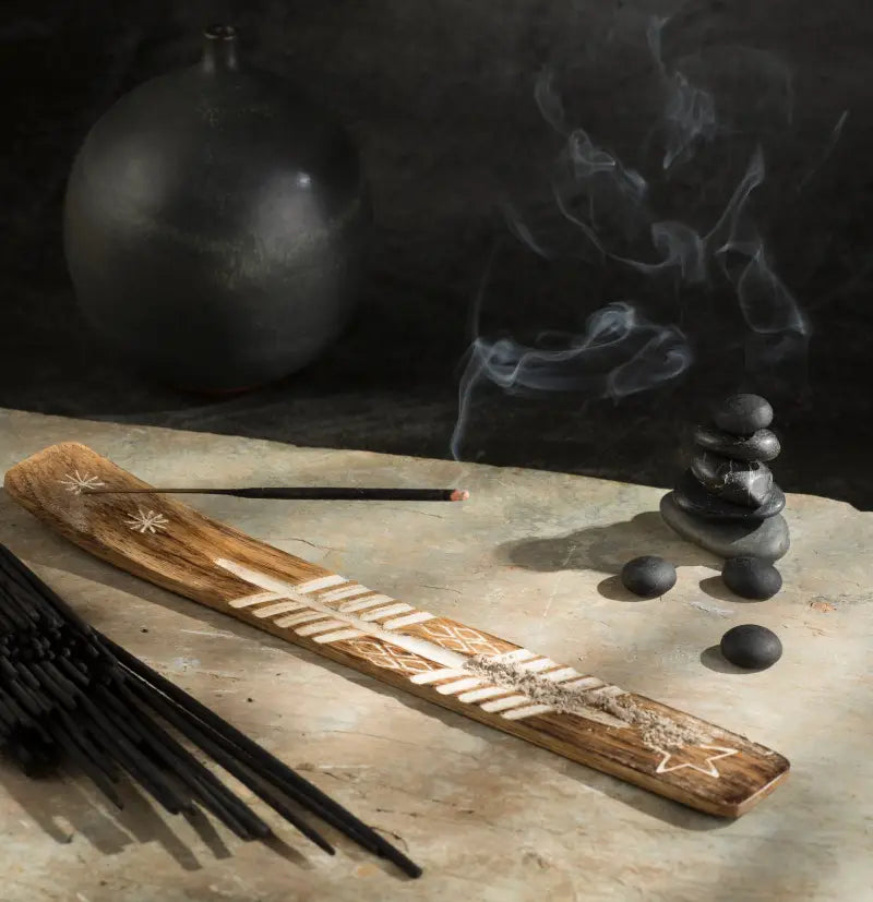 9 Inch FRANKINCENSE AND MYRRH Charcoal Incense Sticks 9’’ Long Lasting Hand Dipped In Fragrance Oils Variety Bulk