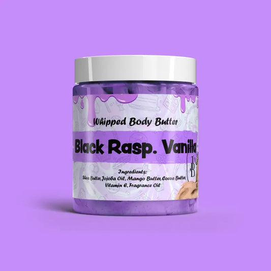 Black Rasp Vanilla Whipped Body Butter