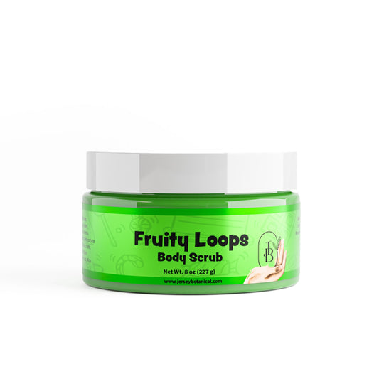 Fruity Loops Exfoliating Body Scrub 25+ Scents With Shea Butter, Natural Sugar Scrub Exfoliant, Same-Day Shipping, BUY 2 GET 1 FREE