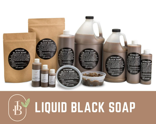 liquid raw african black soap