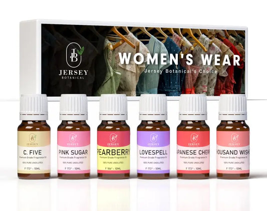 Womens Fragrances Wear Set Premium Grade Fragrance Oils - C. Five Pink Sugar Pearberry Lovespell Japanese Cherry