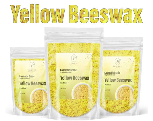Yellow Beeswax Pellets 100% Pure Natural Made In USA For Soaps Lotions Skincare Candle Making Supplies Wicks