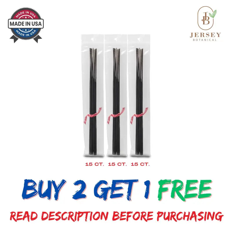 15 Sticks 9 Inch Incense Sticks 9’’ Charcoal Bulk Hand Dipped Wholesale Variety DIY Mix & Match BUY 2 Get 1 FREE