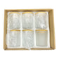 6 Pack Candle Jars with Lids Empty Candle Jars for Making Candles Thick Glass Candle Jars for Hand Candle Making DIY Craft
