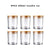 6 Pack Candle Jars with Lids Empty Candle Jars for Making Candles Thick Glass Candle Jars for Hand Candle Making DIY Craft