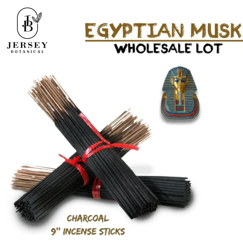 9 Inch EGYPTIAN MUSK Charcoal Incense Sticks 9’’ Long Lasting Hand Dipped In Fragrance Oils Variety Bulk Wholesale Lot