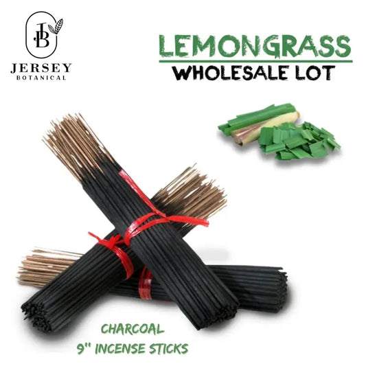 9 Inch LEMONGRASS Type Charcoal Incense Sticks 9’’ Long Lasting Hand Dipped In Fragrance Oils Variety Bulk Wholesale