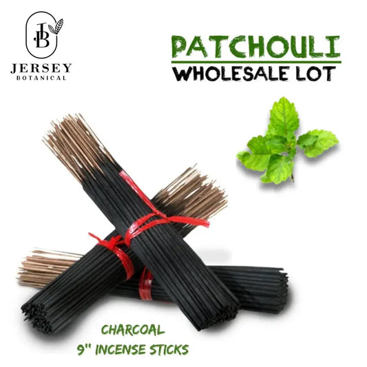 9 Inch PATCHOULI Charcoal Incense Sticks 9’’ Long Lasting Hand Dipped In Fragrance Oils Variety Bulk Wholesale Lot DIY