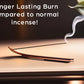 9 Inch SANDALWOOD Charcoal Incense Sticks 9’’ Long Lasting Hand Dipped In Fragrance Oils Variety BULK Wholesale Lot DIY