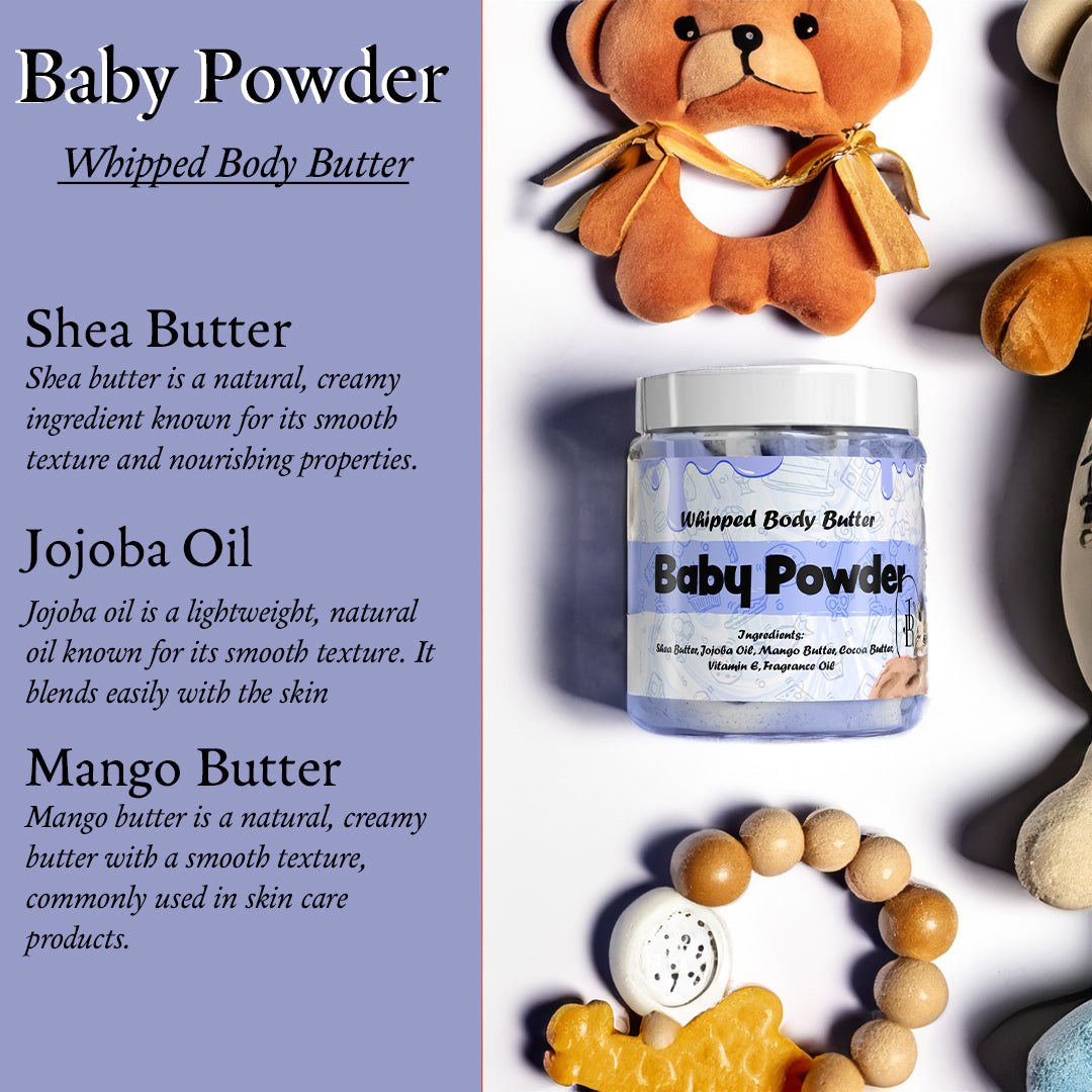 Whipped Body Butters 70+ Scents 8oz., Non-Greasy Moisturizer