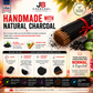 100 Incense Sticks 9'' Strong Fragrance, Hand Dipped Variety Natural Charcoal