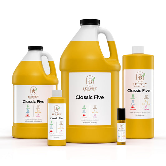 Classic Five Fragrance Oil Type Scented Oils For Body, Soaps, Perfumes