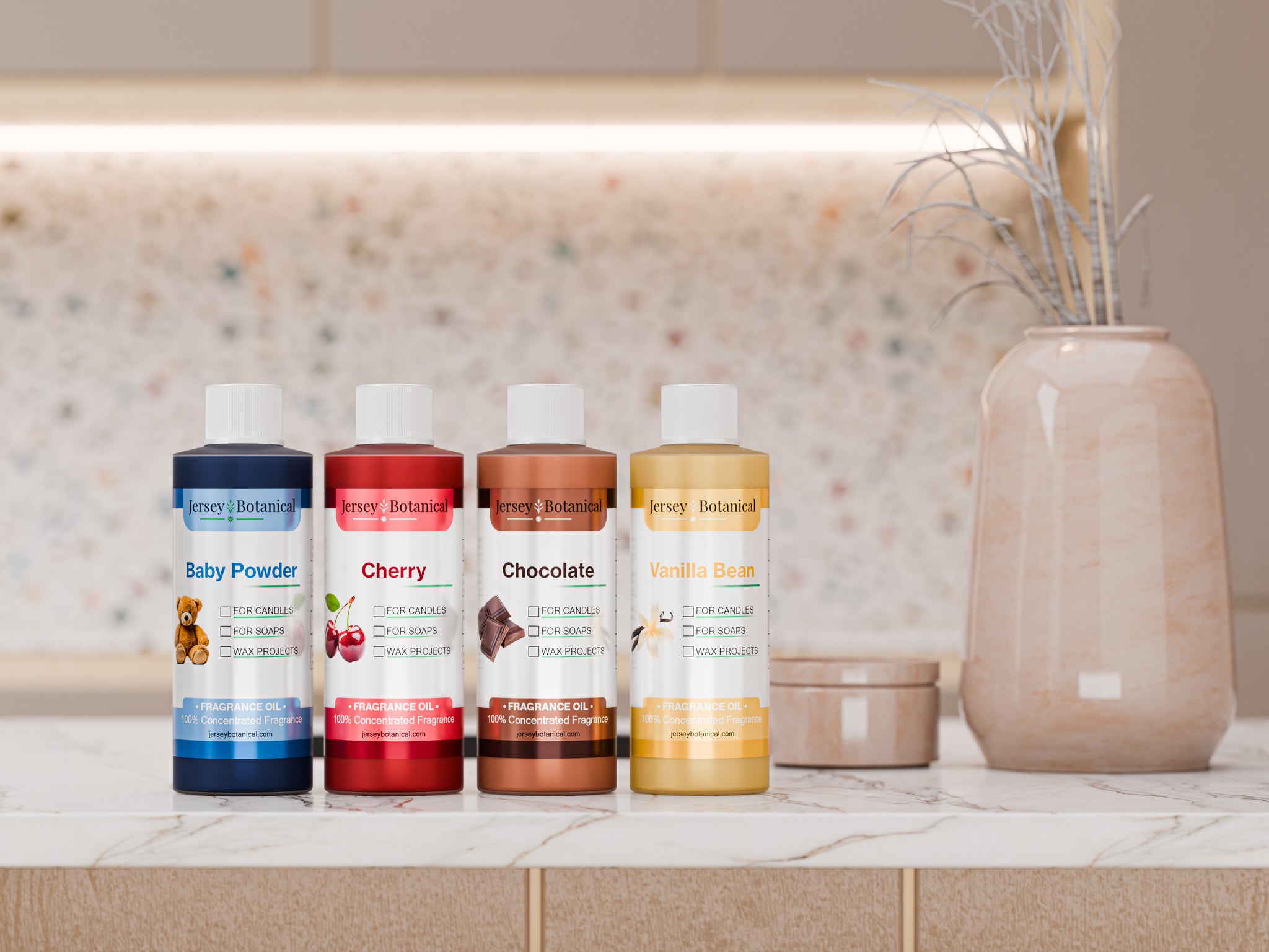 Fragrance Oil 4 oz. Scented Oils For Body, Soap Making, Candle Making, Diffusers