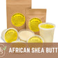 African Shea Butter 100% Pure Unrefined Natural Pure Grade A Raw Organic Shea Butter Bulk Ivory Container