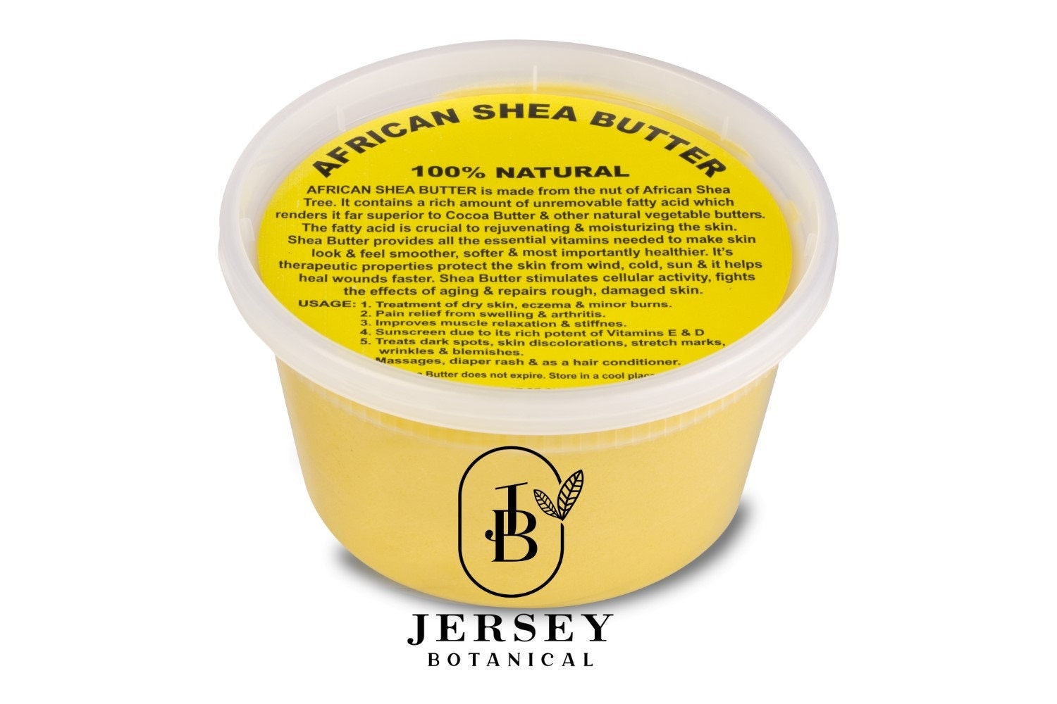 African Shea Butter Bulk Wholesale Raw Yellow Shea Butter Containers