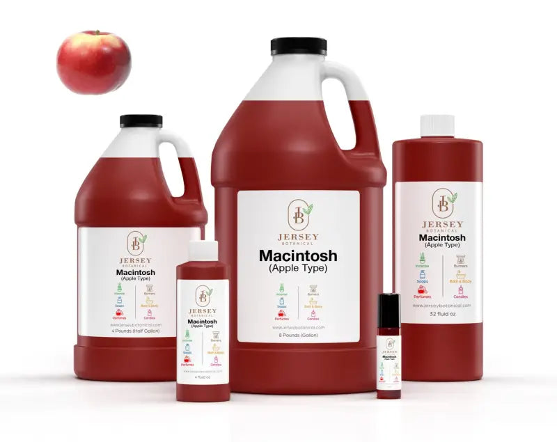 Apple Macintosh (Type) Fragrance Oil Scented Oils For Body, Soap Making, Candle Making, Lotion, Perfume, Diffuser