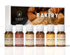 Bakery Set Premium Grade Fragrance Oils - Coffee Cake, Vanilla Maple Pecan, Pumpkin Pie, Brown Sugar, Apple Pie, Snickerdoodle