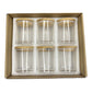 6 Pack Candle Jars with Lids Empty Candle Jars for Making Candles Thick Glass Candle Jars for Hand Candle Making DIY Craft