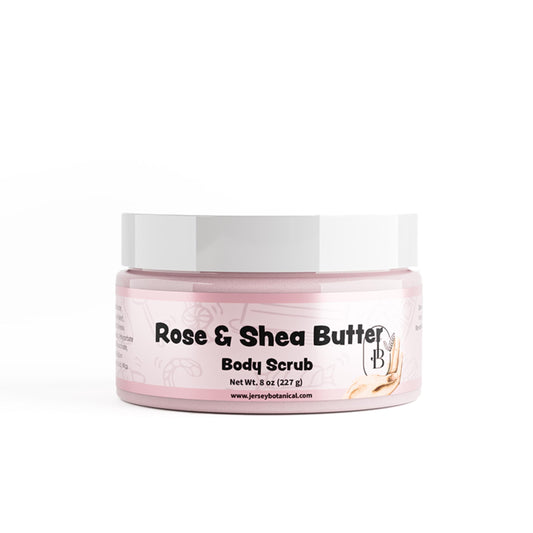 Rose & Shea Exfoliating Body Scrub 25+ Scents With Shea Butter, Natural Sugar Scrub Exfoliant, Same-Day Shipping, BUY 2 GET 1 FREE
