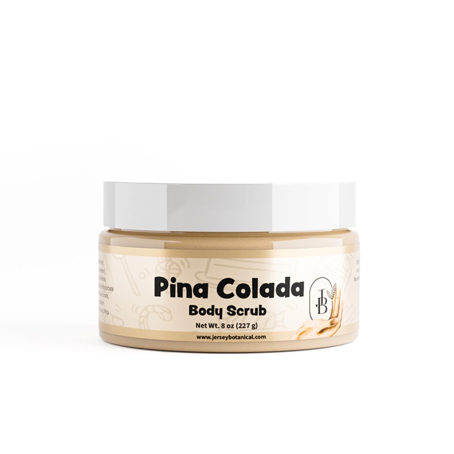 Pina Colada Exfoliating Body Scrub 25+ Scents With Shea Butter, Natural Sugar Scrub Exfoliant, Same-Day Shipping, BUY 2 GET 1 FREE