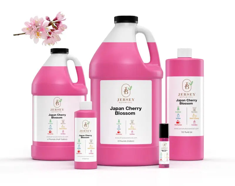 Japanese Cherry Blossom Fragrance Oil Scented Oils For Body Soap Making Candle Making Lotion Perfume Diffuser BUY 4 GET