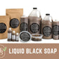 liquid raw african black soap
