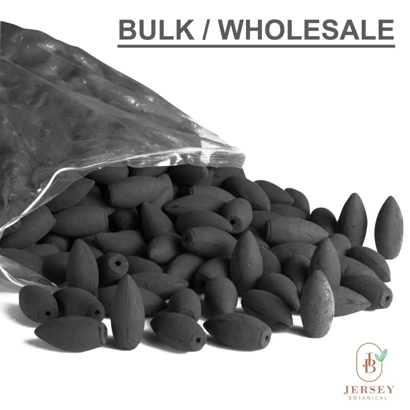 Natural Incense Cones BACKFLOW UNSCENTED 2’’ Oval Rounded Longer Burn in Fragrance Oils For Waterfall Burner Incense