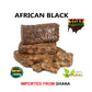 Raw African Black Soap 4 oz. Vegetable Base 100% Pure Unrefined Natural Organic Buy 2 get 2 FREE - 4 oz. / 4 oz