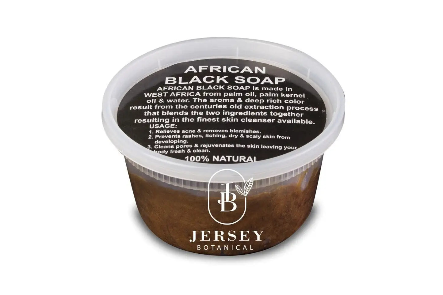 raw african black soap
