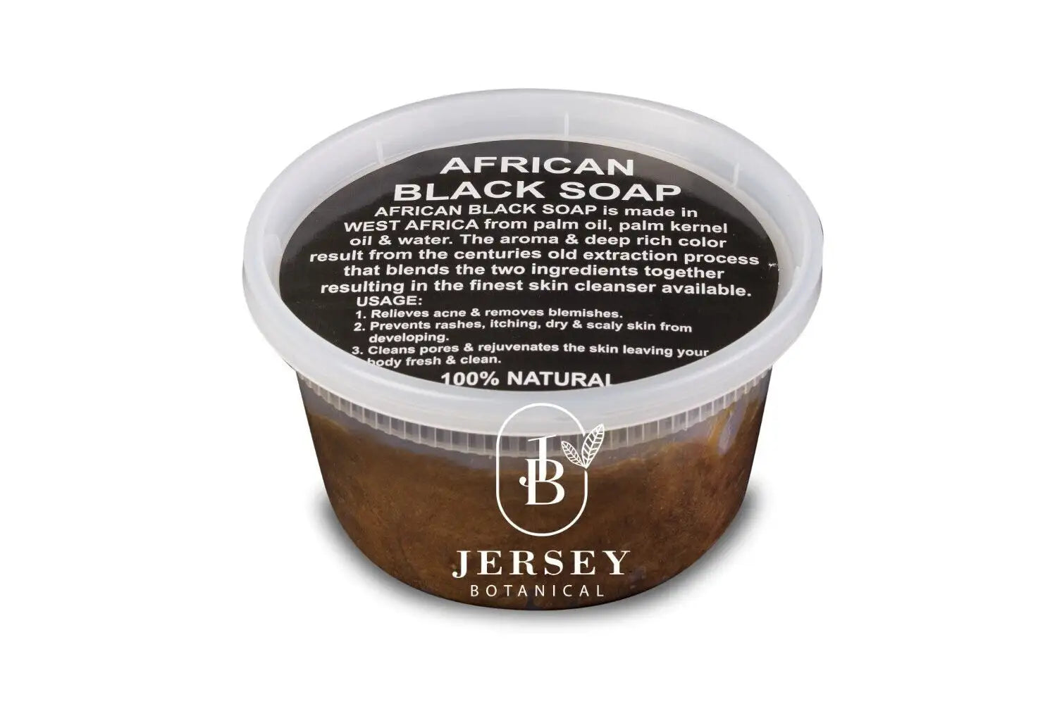 raw african black soap