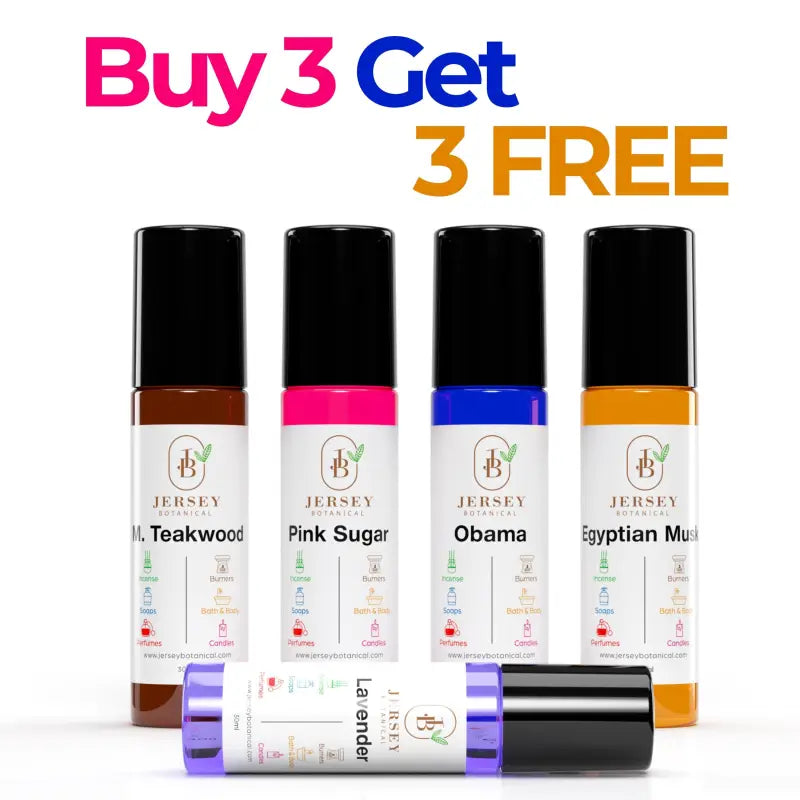 Roll-On Bottles Cologne & Perfume Body Oils Long Lasting Perfume Oil for Women and Men BUY 3 GET 3 FREE