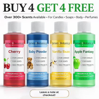 Fragrance Oil 4 oz. Scented Oils For Body, Soap Making, Candle Making, Diffusers