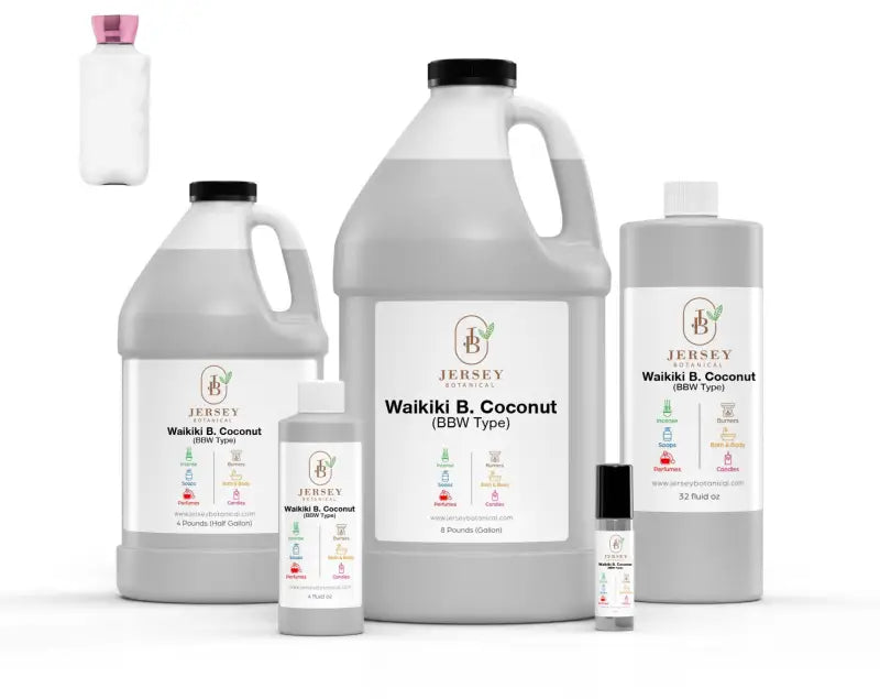 Wakiki B. Coconut Type Fragrance Oil Scented Oils For Body Soap Making Candle Making Lotion Perfume Diffuser BUY 4 GET