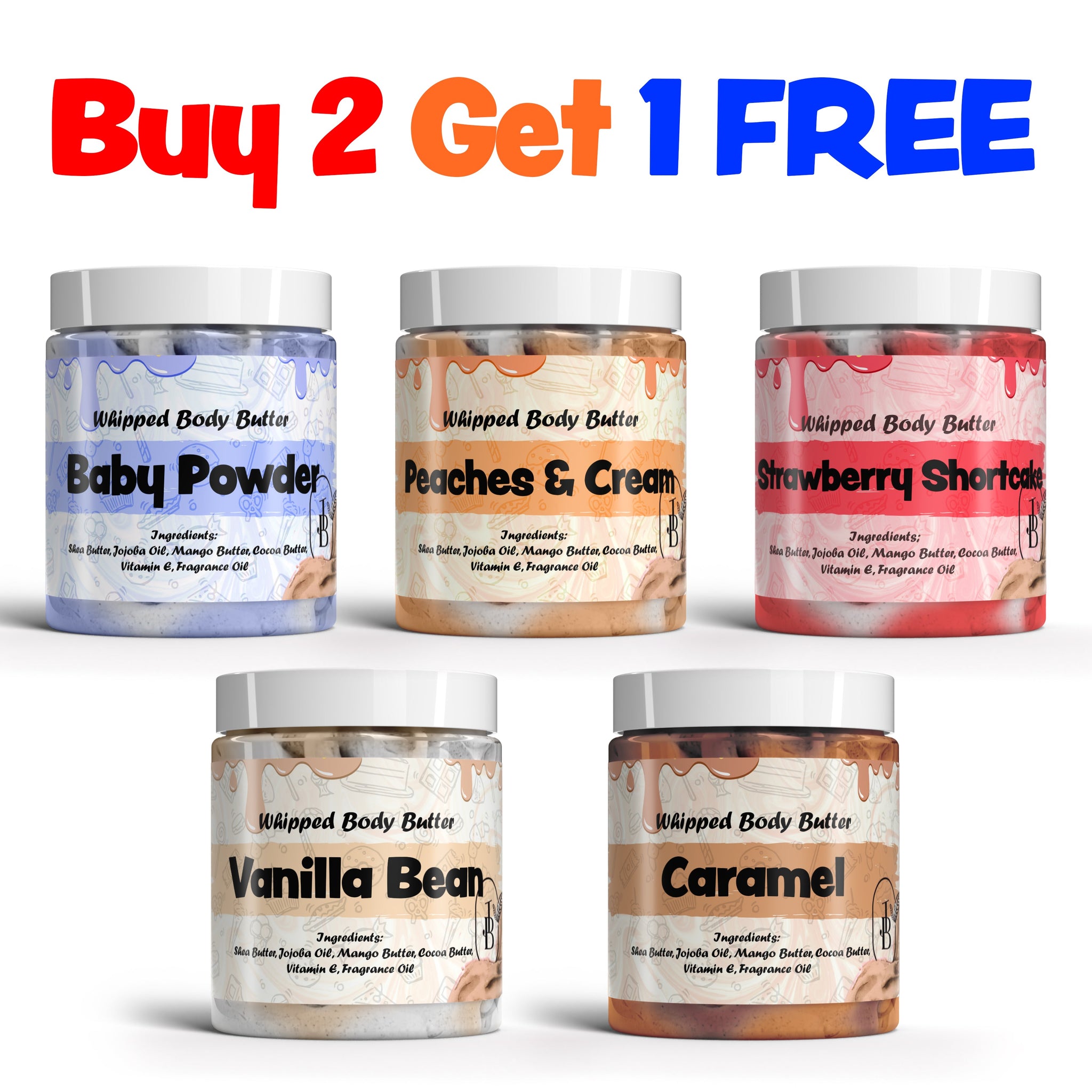 Whipped Body Butters 70 + Scents 8oz.